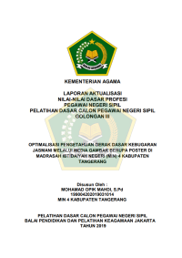 Image of OPTIMALISASI PENGETAHUAN GERAK DASAR KEBUGARAN JASMANI MELALUI MEDIA GAMBAR BERUPA POSTER DI MADRASAH IBTIDAIYAH NEGERI (MIN) 4 KABUPATEN TANGERANG