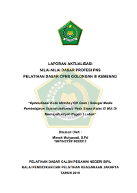 Image of Optimalisasi Kode Matriks ( QR Code ) Sebagai Media Pembelajaran Sejarah Indonesia Pada Siswa Kelas XI MIA Di Madrasah Aliyah Negeri 1 Lebak