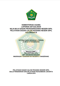 Image of OPTIMALISASI GERAKAN LITERASI DI MTsN 6 TANGERANG