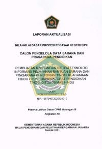 Image of PEMBUATAN RANCANGAN SISTEM TEKNOLOGI INFORMASI PELAYANAN BANTUAN SARANA DAN PRASARANA PENDIDIKAN TINGGI KEAGAMAAN HINDU PADA SUBDIREKTORAT PENDIDIKAN TINGGI DITJEN BIMAS HINDU