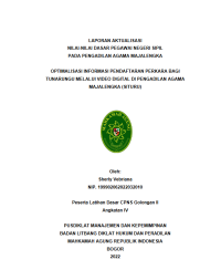 Image of OPTIMALISASI INFORMASI PENDAFTARAN PERKARA BAGI TUNARUNGU MELALUI VIDEO DIGITAL DI PENGADILAN AGAMA MAJALENGKA (SITURU)