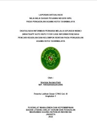 Image of DIGITALISASI INFORMASI PERKARA MELALUI APLIKASI WANCI (WHATSAPP AUTO REPLY FOR CASE INFORMATION) BAGI PENCARI KEADILAN DAN KELOMPOK RENTAN PADA PENGADILAN AGAMA KOTA TASIKMALAYA