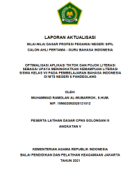 Image of OPTIMALISASI APLIKASI TIKTOK DAN POJOK LITERASI SEBAGAI UPAYA MENINGKATKAN KEMAMPUAN LITERASI SISWA KELAS VII PADA PEMBELAJARAN BAHASA INDONESIA DI MTS NEGERI 6 PANDEGLANG