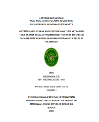 Image of OPTIMALISASI PELAKSANAAN PENGUKURAN KEMAMPUAN BAHASA INGGRIS MENGGUNAKAN COMPUTER BASED TEST BAGI MAHASISWA UIN SULTAN MAULANA HASANUDDIN BANTEN