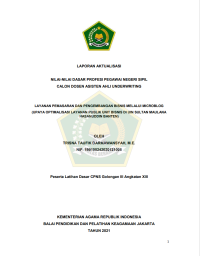 Image of LAYANAN PEMASARAN DAN PENGEMBANGAN BISNIS MELALUI MICROBLOG (UPAYA OPTIMALISASI LAYANAN PUBLIK UNIT BISNIS DI UIN SULTAN MAULANA HASANUDDIN BANTEN)