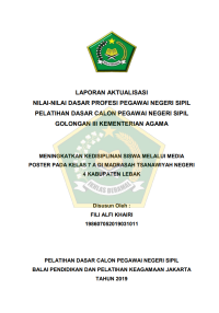 Image of MENINGKATKAN KEDISIPLINAN SISWA MELALUI MEDIA POSTER PADA KELAS 7 A DI MADRASAH TSANAWIYAH NEGERI 4 KABUPATEN LEBAK
