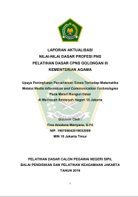Image of Upaya Peningkatan Pemahaman Siswa Terhadap Matematika Melalui Media Information and Communication Technologies Pada Materi Bangun Datar