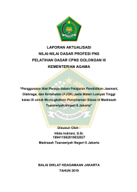 Image of Penggunaan Alat Peraga dalam Pelajaran Pendidikan Jasmani, Olahraga, dan Kesehatan (PJOK) pada Materi Lompat Tinggi kelas IX untuk Meningkatkan Pemahaman Siswa di Madrasah Tsanawiyah Negeri 6 Jakarta