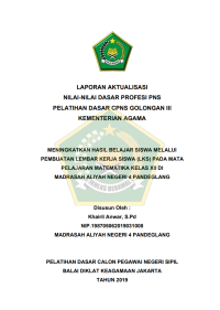 Image of MENINGKATKAN HASIL BELAJAR SISWA MELALUI PEMBUATAN LEMBAR KERJA SISWA (LKS) PADA MATA PELAJARAN MATEMATIKA KELAS XII DI MADRASAH ALIYAH NEGERI 4 PANDEGLANG
