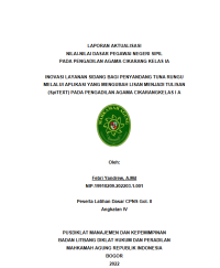 INOVASI LAYANAN SIDANG BAGI PENYANDANG TUNA RUNGU MELALUI APLIKASI YANG MENGUBAH LISAN MENJADI TULISAN (SpiTEXT) PADA PENGADILAN AGAMA CIKARANGKELAS I A