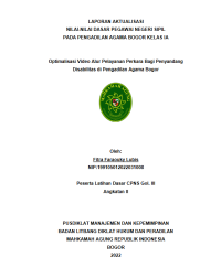 Optimalisasi Video Alur Pelayanan Perkara Bagi Penyandang Disabilitas di Pengadilan Agama Bogor