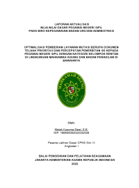 OPTIMALISASI PEMBERIAN LAYANAN MUTASI BERUPA DOKUMEN TELAAH PRIORITAS DAN PERCEPATAN PENERBITAN SK KEPADA PEGAWAI NEGERI SIPIL DENGAN KATEGORI KELOMPOK RENTAN DI LINGKUNGAN MAHKAMAH AGUNG DAN BADAN PERADILAN DI BAWAHNYA