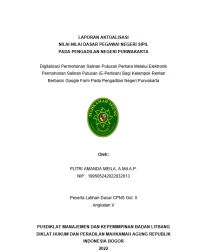 Digitalisasi Permohonan Salinan Putusan Perkara Melalui Elektronik Permohonan Salinan Putusan (E-Perlisan) Bagi Kelompok Rentan Berbasis Google Form Pada Pengadilan Negeri Purwakarta