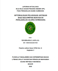 OPTIMALISASI PELAYANAN ANTRIAN BAGI KELOMPOK RENTAN DI PENGADILAN AGAMA SUMEDANG