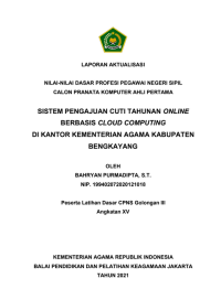 OPTIMALISASI PELAYANAN MENGGUNAKAN APLIKASI SISTEM INFORMASI LAYANAN GANGGUAN DAN PERMOHONAN (SIGAP) MELALUI INTEGRASI FITUR PEMBERITAHUAN KE SMARTPHONE/GAWAI PEGAWAI VIA WHATSAPP