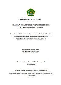 Pengelolaan Evidence Pada Implementasi Penilaian Maturitas Penyelenggaraan SPIP Terintegrasi Di Lingkungan Inspektorat Jenderal Kementerian Agama RI