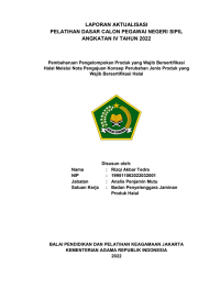 Image of Pembaharuan Pengelompokan Produk yang Wajib Bersertifikasi Halal Melalui Nota Pengajuan Konsep Perubahan Jenis Produk yang Wajib Bersertifikasi Halal
