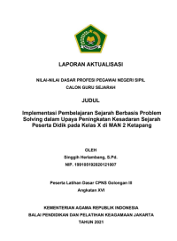 PENYUSUNAN DAN DIGITALISASI DOKUMEN RENCANA PEMBELAJARAN SEMESTER (RPS) UNTUK MENINGKATKAN MUTU PERKULIAHAN PADA PROGRAM STUDI SEJARAH DAN PERADABAN ISLAM UIN SYARIF HIDAYATULLAH JAKARTA