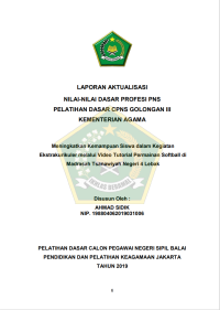 Image of Meningkatkan Kemampuan Siswa dalam Kegiatan Ekstrakurikuler melalui Video Tutorial Permainan Softball di Madrasah Tsanawiyah Negeri 4 Lebak