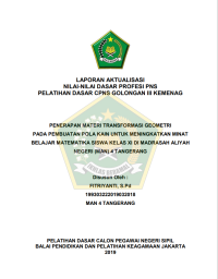 Image of PENERAPAN MATERI TRANSFORMASI GEOMETRI PADA PEMBUATAN POLA KAIN UNTUK MENINGKATKAN MINAT BELAJAR MATEMATIKA SISWA KELAS XI DI MADRASAH ALIYAH NEGERI (MAN) 4 TANGERAN